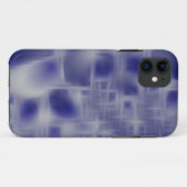 blaue und weiße Krissgrössen Case-Mate iPhone Hülle (Rückseite (Horizontal))