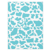 Blaue und weiße Kuhflecken - Muster für Tierdrucke Tischdecke (Vorderseite)