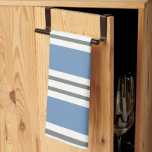 Blaue und weiße Küstenstreifen