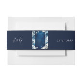 Blaue und weiße Küstenwache Einladungsbanderole (Vorderseite Beispiel)