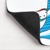 Blaue und weiße Leuchttürme Mouse Pad Mousepad (Ecke)