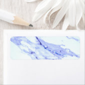 Blaue und weiße Marmorplatte (Insitu)