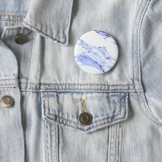 Blaue und weiße Marmorplatte Button (Beispiel)