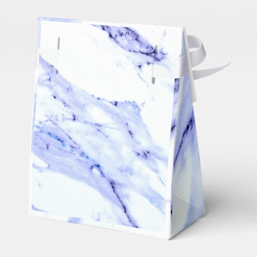 Blaue und weiße Marmorplatte Geschenkschachtel (Rückseite)
