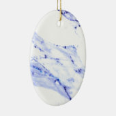 Blaue und weiße Marmorplatte Keramikornament (Rechts)