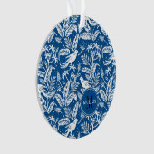 Blaue und weiße Monografie Ornament (Vorderseite)