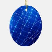 Blaue und weiße Netzwerkverbindungen Keramik Ornament (Rechts)
