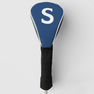 Blaue und weiße personalisierte Ping-Pong-Kugel Golf Headcover