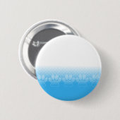 Blaue und weiße Pfeifen mit Zeitungspapier-Hinterg Button (Vorne & Hinten)