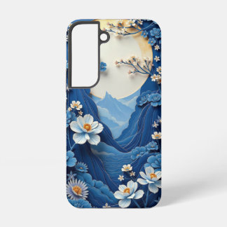 Blaue und weiße Porzellan-Handyhülle – Traditionel Samsung Galaxy Hülle