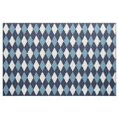 Blaue und weiße Raute Stoff (Fat Quarter (45,7 x 55,9 cm))