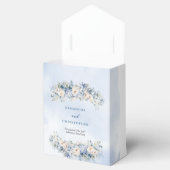 Blaue und weiße Rosen Grüne Hochzeit Geschenkschachtel (Geöffnet)