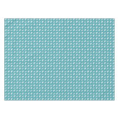Blaue und weiße Schmetterlings- und Libellenmuster Tischdecke (Vorderseite (Horizontal))