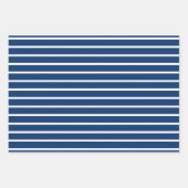 Blaue und weiße Seesterne Geschenkpapier Set (Vorderseite 2)