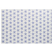 Blaue und weiße Seesterne Stoff (Fat Quarter (45,7 x 55,9 cm))