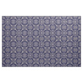 Blaue und weiße Shibori Geometrie Stoff (Fat Quarter (45,7 x 55,9 cm))