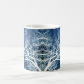 Blaue und weiße Silberhäuser Kaffeetasse (Mittel)