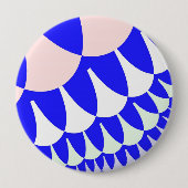 Blaue und weiße Skala Button (Vorderseite)