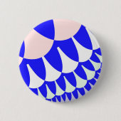 Blaue und weiße Skala Button (Vorderseite)