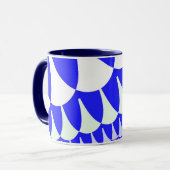 Blaue und weiße Skala Tasse (Vorderseite Links)