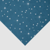 Blaue und weiße Sterne Seidenpapier (Detail)