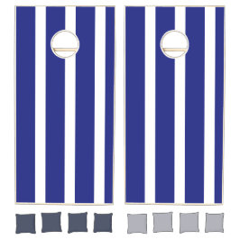 Blaue und weiße Streifen