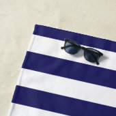 Blaue und weiße Streifen Ankerhandtuch Strandtuch (Beispiel)