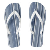 Blaue und weiße Streifen Badesandalen (Fußbett)