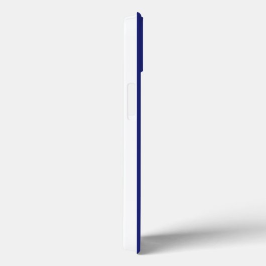 Blaue und weiße Streifen Case-Mate iPhone Hülle (Rückseite / Rechts)