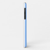 Blaue und weiße Streifen Case-Mate iPhone Hülle (Hinten/Links)