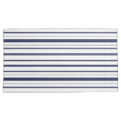 Blaue und weiße Streifen - Dunkel Kissenbezug (Vorderseite-Rechts)