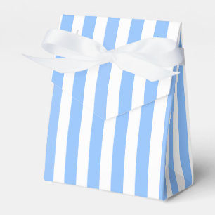 Blaue und weiße Streifen Geschenkschachtel