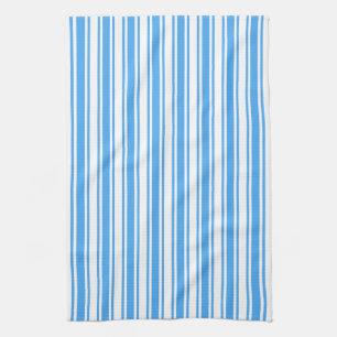 Blaue und weiße Streifen Geschirrtuch