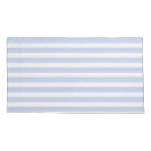 Blaue und weiße Streifen Kissenbezug (Rückseite)