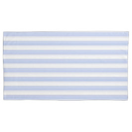 Blaue und weiße Streifen Kissenbezug