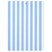 Blaue und weiße Streifen Klemmbrett (Rückseite)