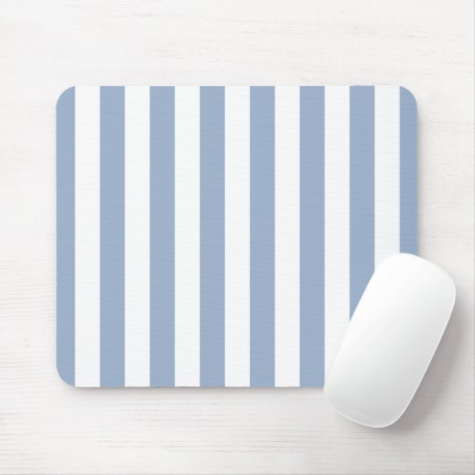 Blaue und weiße Streifen-Mauspad Mousepad (Mit Mouse)