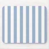Blaue und weiße Streifen-Mauspad Mousepad (Vorne)