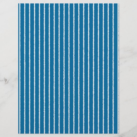 Blaue und weiße Streifen mit ungefärbten Linien Flyer (Vorne)