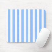 Blaue und weiße Streifen Mousepad (Mit Mouse)