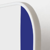 Blaue und weiße Streifen Pickleball Schläger (Linke Seite)