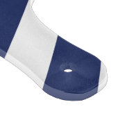 Blaue und weiße Streifen Schneidebrett (Ecke)