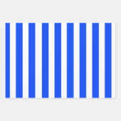 Blaue und weiße Streifen Seglermuster Geschenkpapier Set (Vorderseite 2)