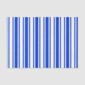 Blaue und weiße Streifen Seidenpapier (Vorderseite)