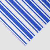 Blaue und weiße Streifen Seidenpapier (Ausschnitt)