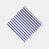 Blaue und weiße Streifen Serviette (Ecke)
