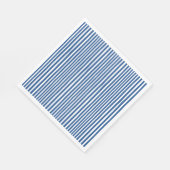 Blaue und weiße Streifen Serviette (Ecke)