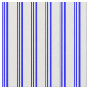 Blaue und weiße Streifen Stoff