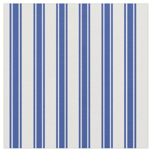 Blaue und weiße Streifen Stoff (Nahaufnahme)