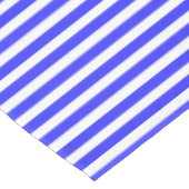 Blaue und weiße Streifen Tischdecke (Schrägansicht)